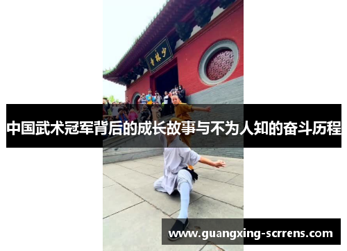 中国武术冠军背后的成长故事与不为人知的奋斗历程